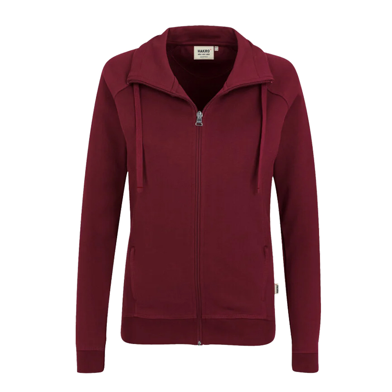 Hakro 406 PREMIUM Damen Sweat-Jacke Regular Fit aus Baumwolle
