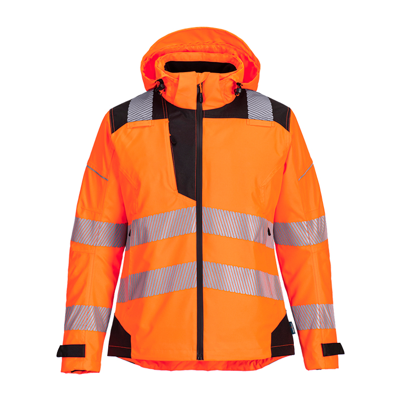 PortWest PW389 Damen Warnschutz Regenjacke feminine Passform