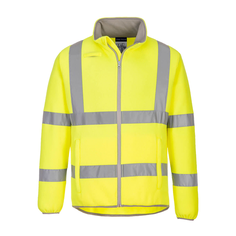 PortWest EC70 ECO Warnschutz Fleecejacke aus recyceltem PES
