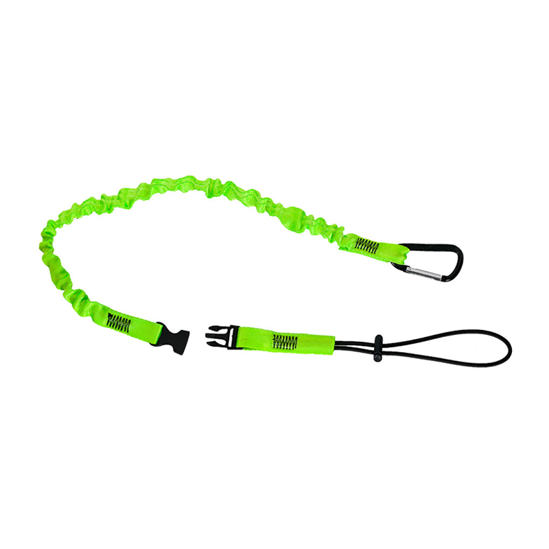PortWest FP44 Werkzeugsicherung mit Karabiner und Schlaufe für schnellen Werkzeugwechsel bei Arbeiten in der Höhe, 10er-Pack