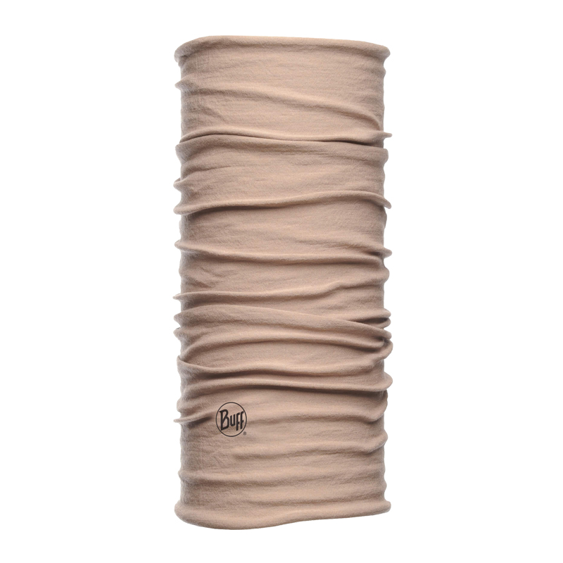 BUFF Nomex Flammschutz Schlauchschal, flammhemmend und antistatisch, in Beige mit BUFF Logo