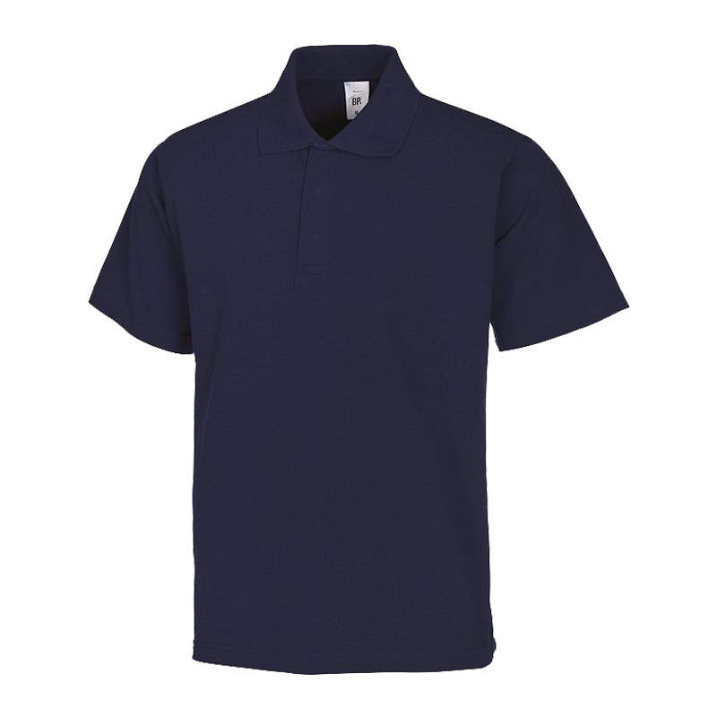Dunkelblaues BP 1625 Hygiene Polo-Shirt von BP Bierbaum Proenen, kurzarm, einlauf- und formstabil sowie kochfest