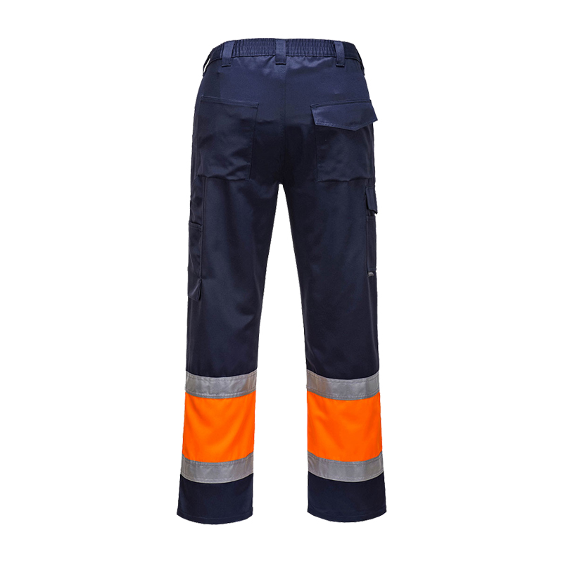 PortWest E049 Warnschutz Kontrast Hose EN 20471 Klasse 1
