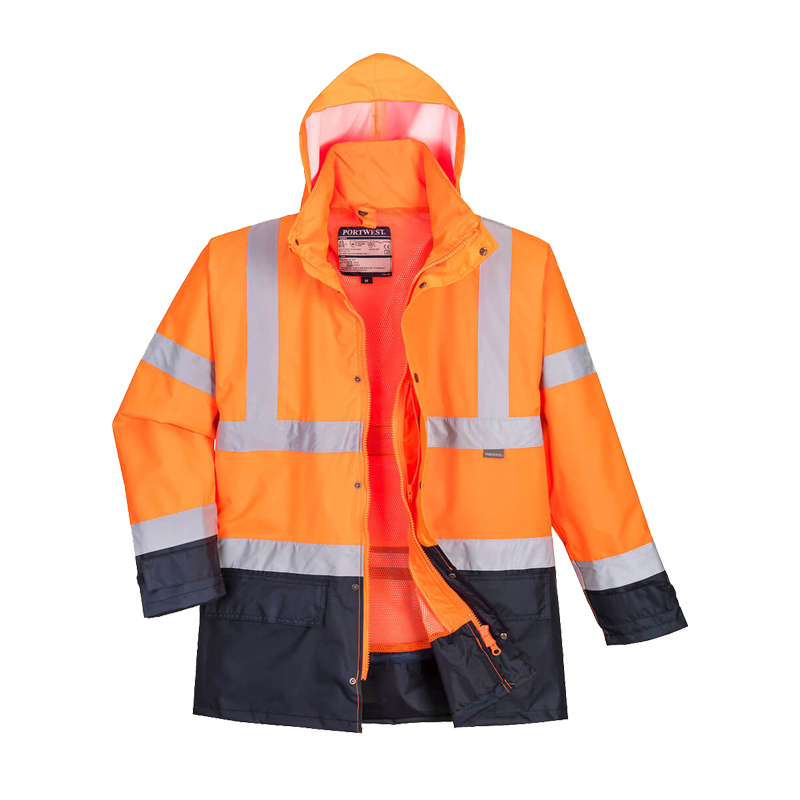 PortWest S768 Warnschutz 5 in 1 Exekutiv Wetterschutz Jacke multifunktional