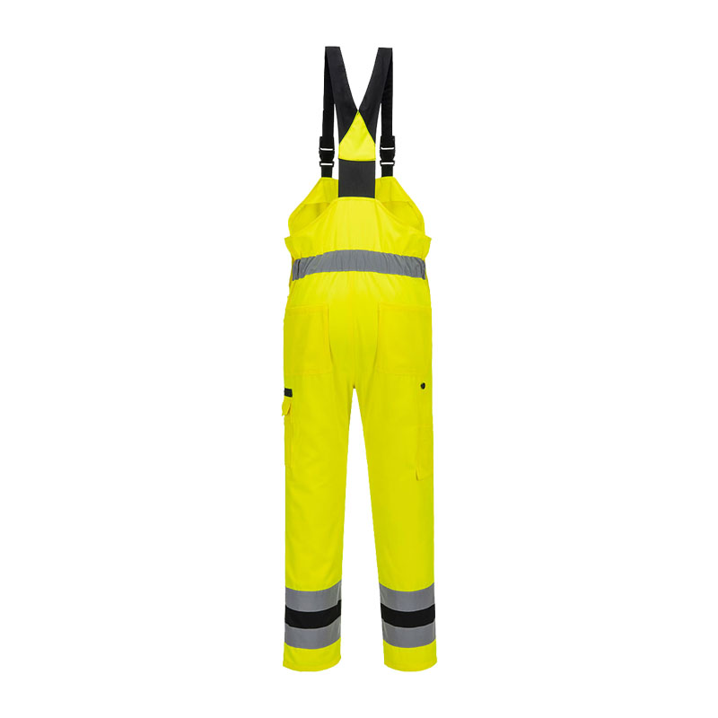 PortWest CD852 ECO Warnschutz Latzhose nachhaltig