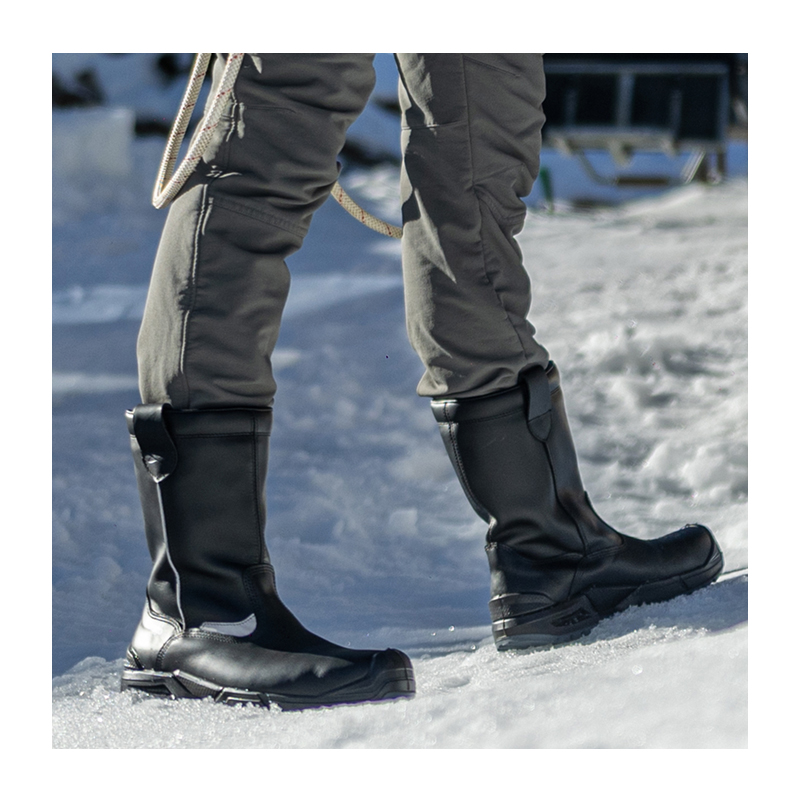 Giasco 3Ultra Rubber Winter New Sicherheitsstiefel S7S, hohe Winter-Arbeitsstiefel auf Schnee mit wasserabweisendem Leder und rutschfester 3ULTRA-RUBBER-Sohle
