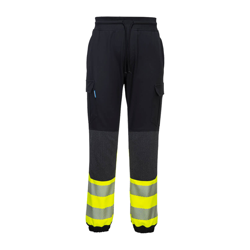 PortWest KX341 Warnschutz Kontrast Flexi Stretch Jogging Hose