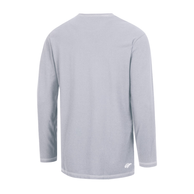 Rückansicht des HB MODarc MultiNorm T-Shirts 4 kA | APC1 von HB Protective Wear, langärmliges Schutzshirt in Hellgrau