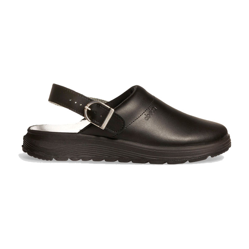 Abeba 87031 Active OB Clog mit Fersenriemen | Glattleder