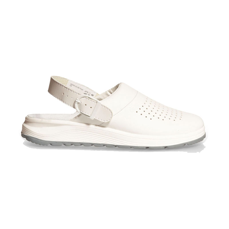 Abeba 877020 Active OB Clog perforiert mit Fersenriemen | Microfaser