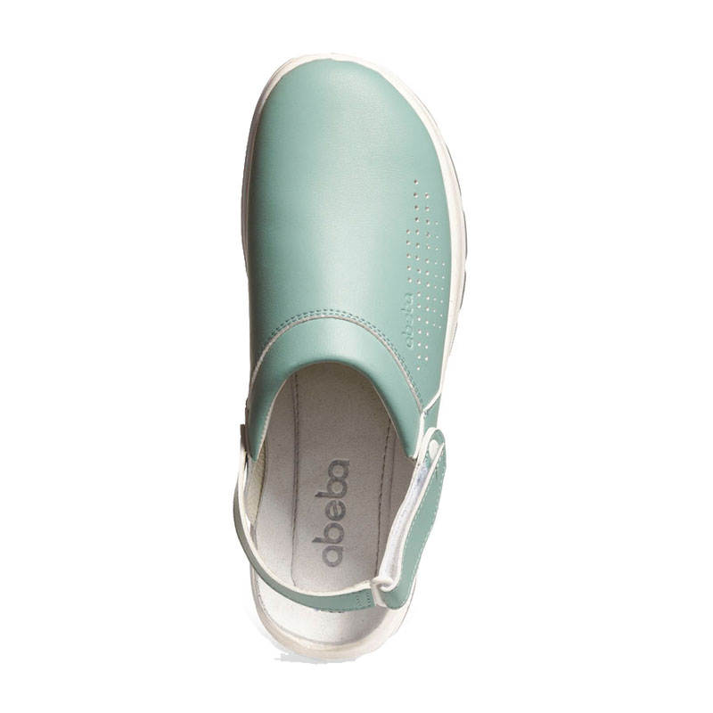 Abeba 814018 Active OB Clog perforiert mit Fersenriemen | Microfaser