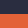 warnorange | marineblau