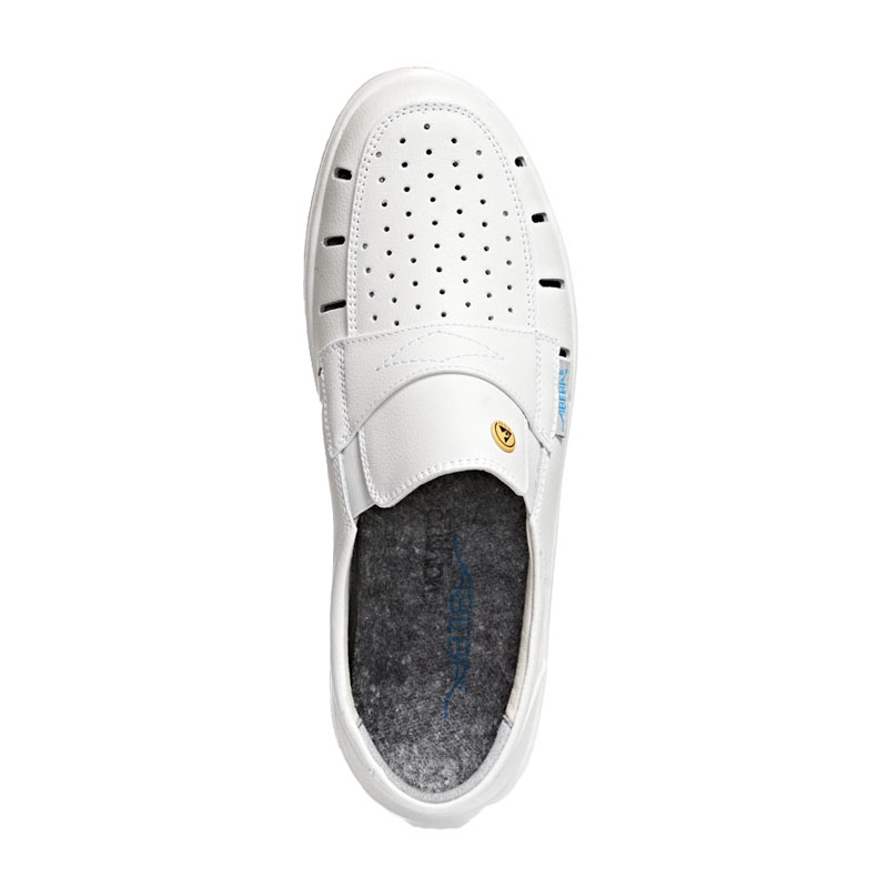 Abeba 32300 Air Cushion O1 ESD Slipper für Medizin | weiß
