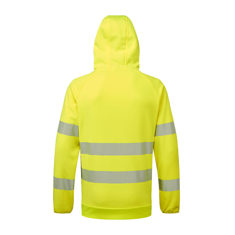 PortWest DX483 Hi-Vis Kapuzen Hoodie mit Stretch