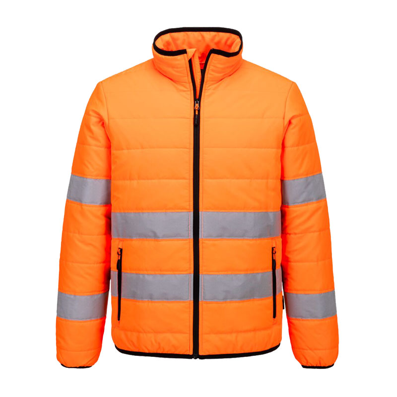 PortWest S617 Hi-Vis Warnschutz Stepp Jacke
