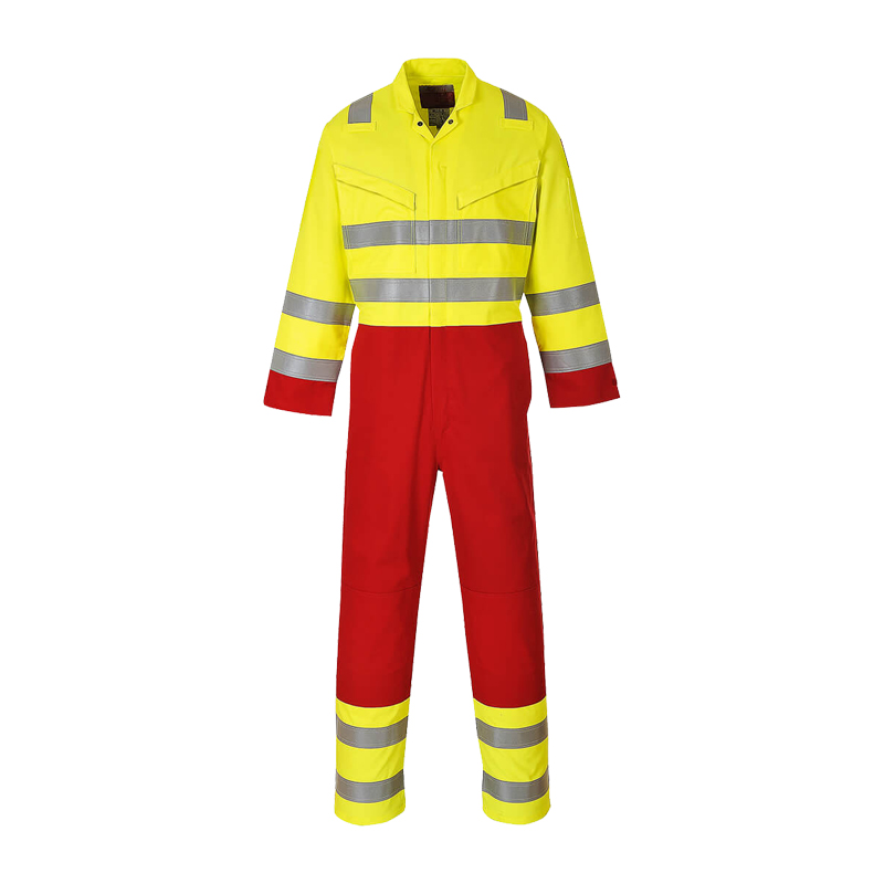 PortWest FR90 MultiNorm Warnschutz Overall Klasse 3