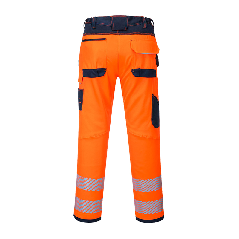 PortWest PW340 Warnschutz Hose aus robustem Gewebe