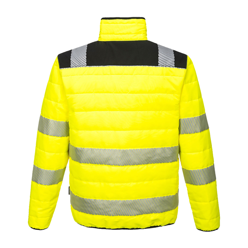 PortWest PW371 Warnschutz Steppjacke mit Insulatex Futter