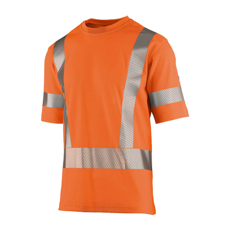 BP 2136 Warnschutz Comfort T-Shirt mit Ärmel-Reflexstreifen