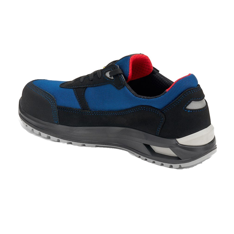 Giasco 3Hybrid ESD Las Vegas S1PL Sicherheitsschuh, metallfrei, blau-schwarz, mit max. Dämpfung, Cordura-Obermaterial und verstärkter Schutzkappe