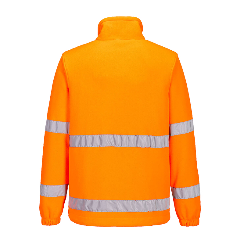PortWest F302 Warnschutz Fleece Pullover Troyer mit Zip