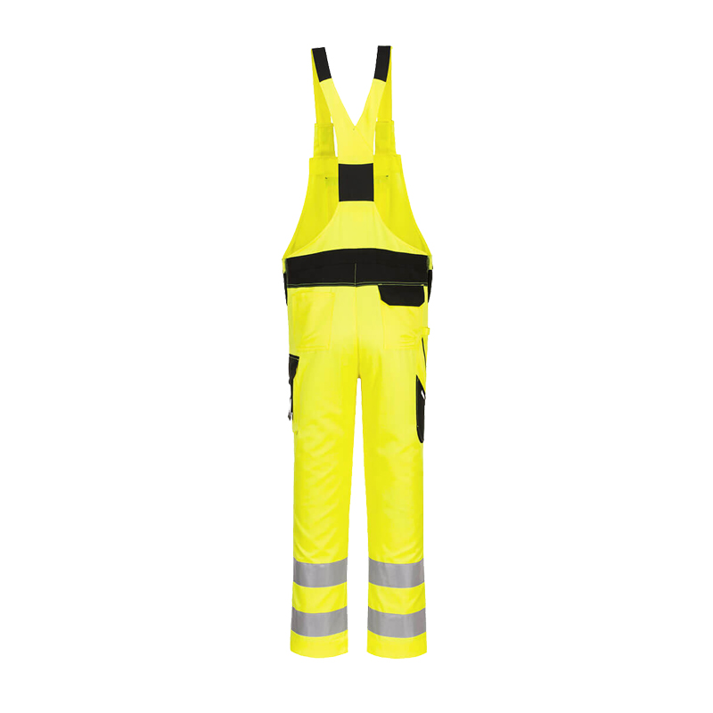 PortWest PW244 leichte Warnschutz Latzhose extra günstig