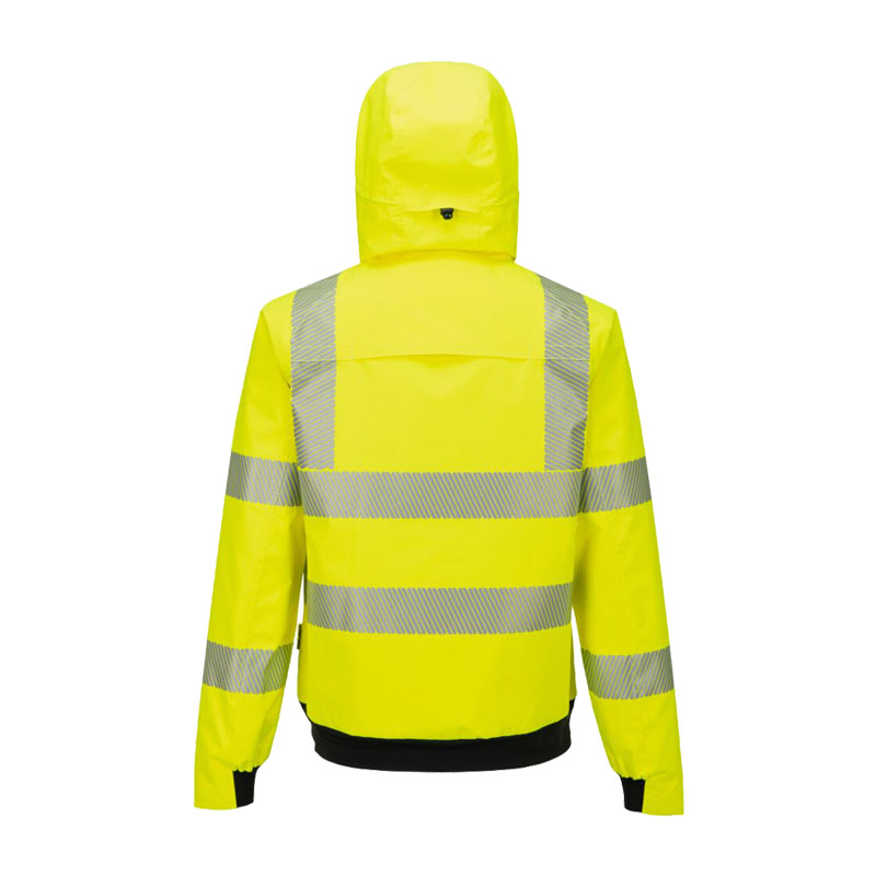 PortWest KX315 Warnschutz Regen Pilot Jacke