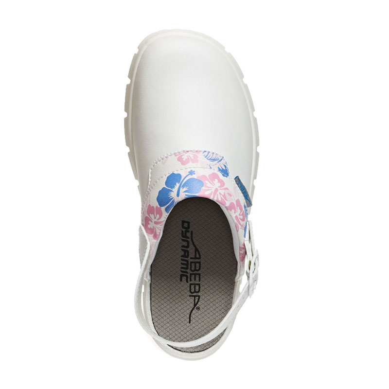 Abeba 7320 Dynamic OB Clog mit Motiv | Microfaser